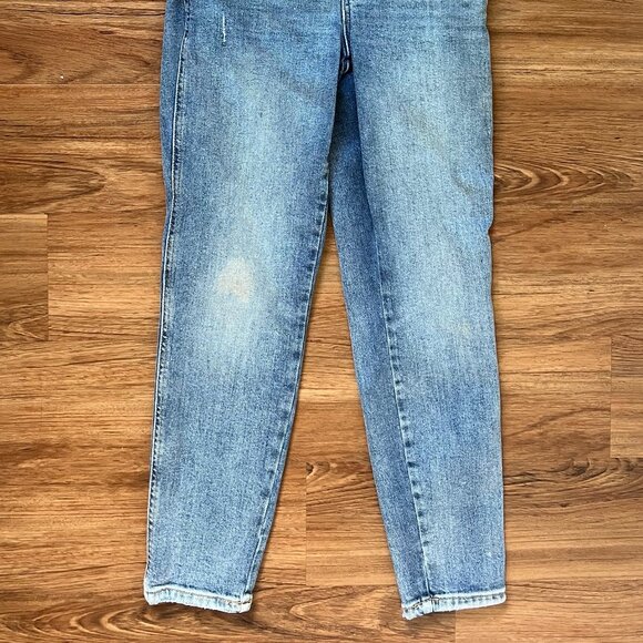 Slouchy Straight Denim Overalls - Picture 2 of 5